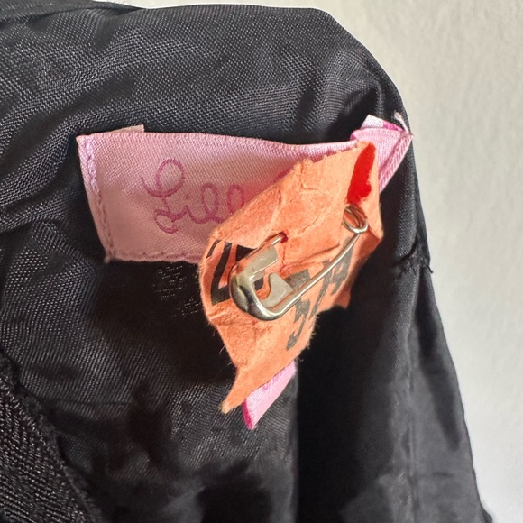 Lilly Pulitzer Black Lace Overlay Jeanette Mini Dress size 2 EUC - Picture 8 of 11